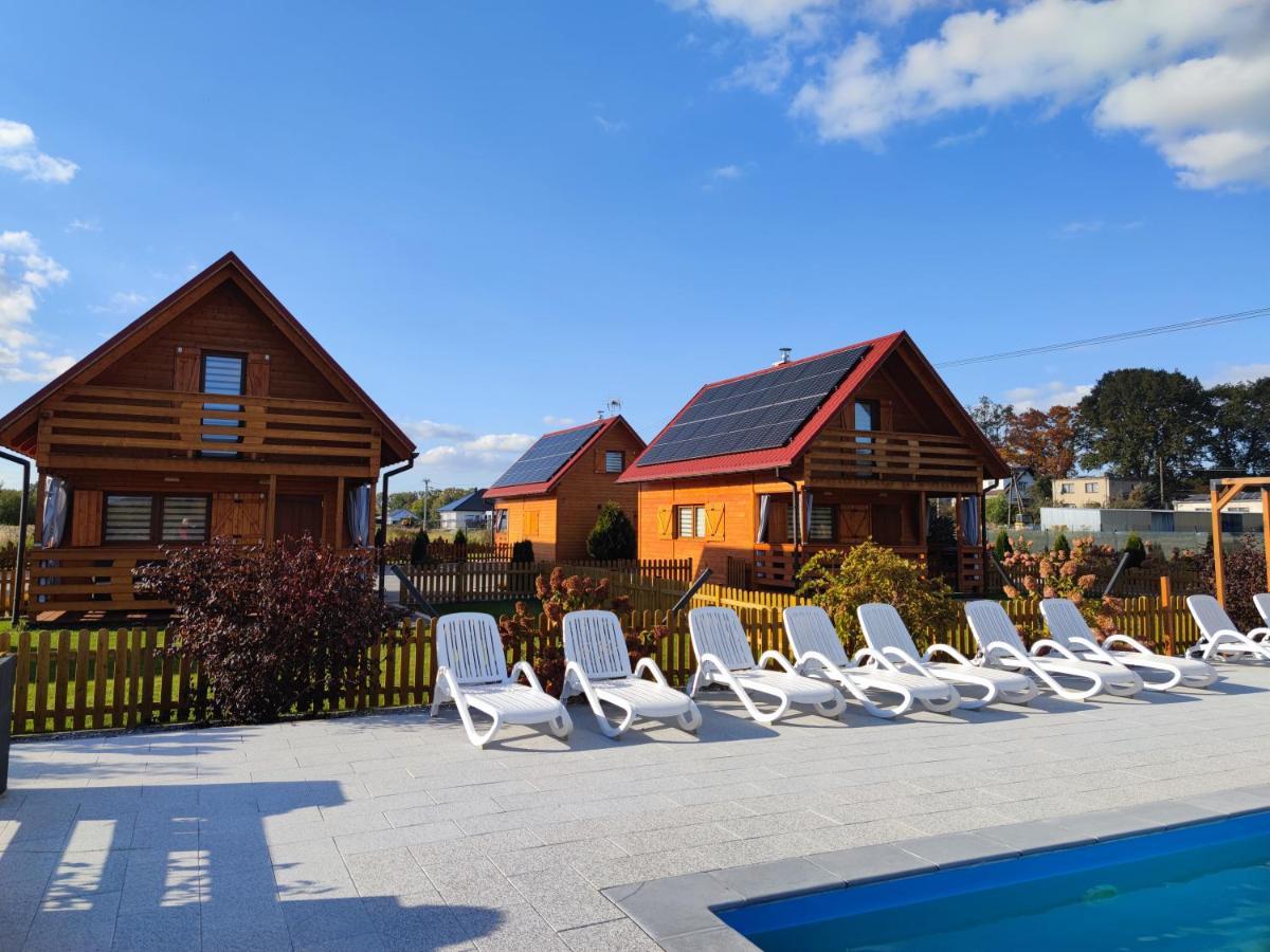 Miodowa Sadyba Domki Caloroczne Kluczbork Ligota Zamecka Buitenkant foto