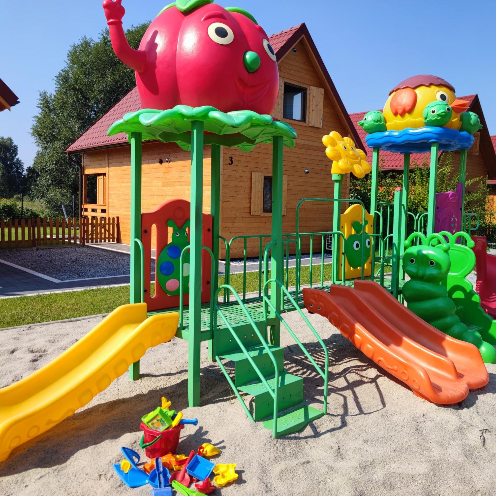 Miodowa Sadyba Domki Caloroczne Kluczbork Ligota Zamecka Buitenkant foto
