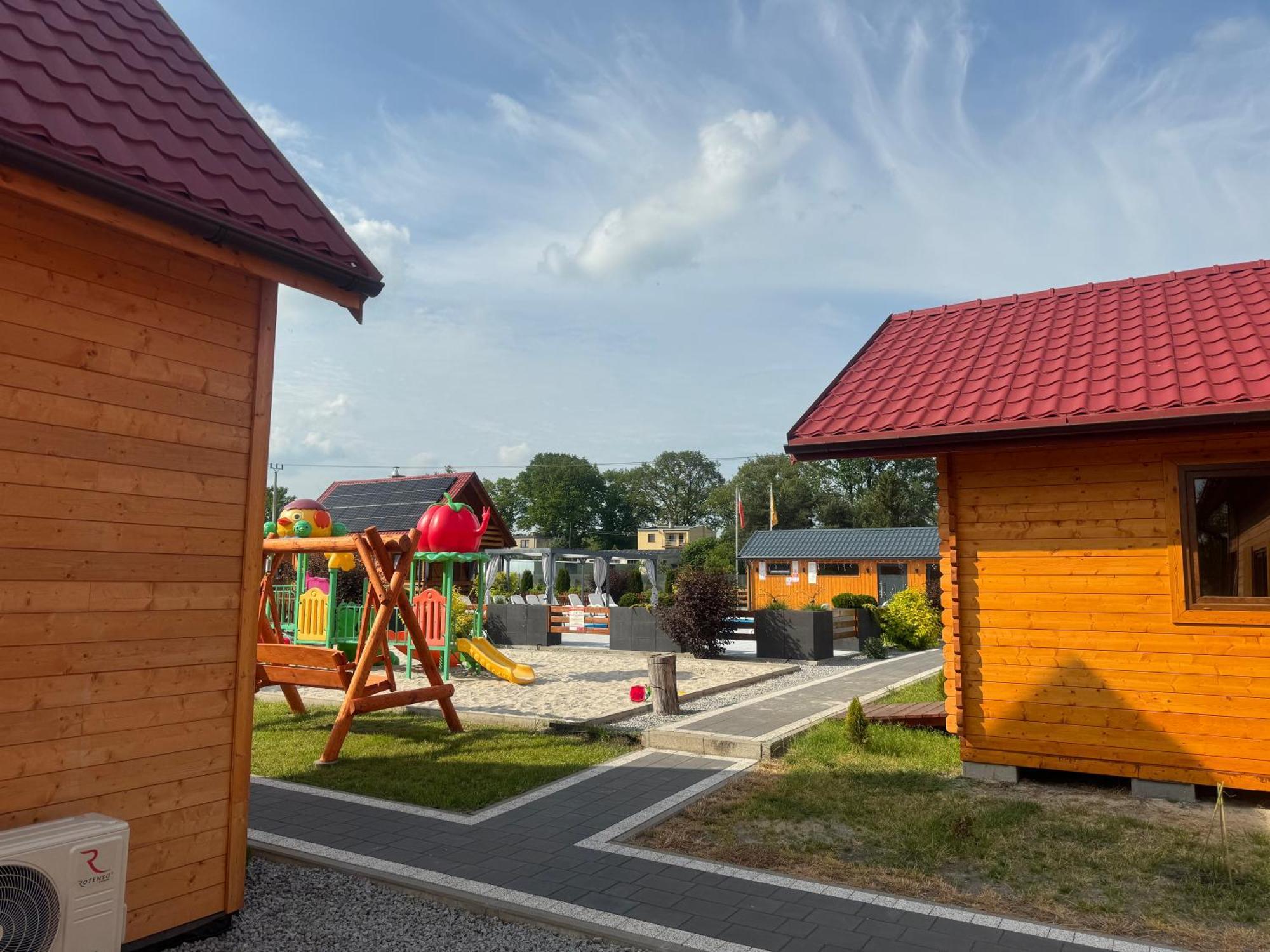 Miodowa Sadyba Domki Caloroczne Kluczbork Ligota Zamecka Buitenkant foto