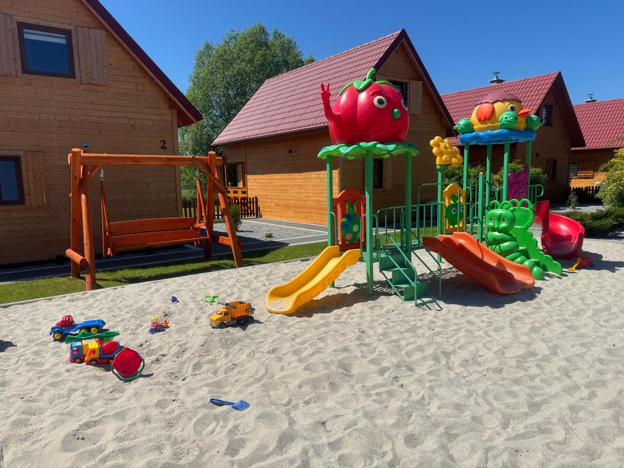 Miodowa Sadyba Domki Caloroczne Kluczbork Ligota Zamecka Buitenkant foto